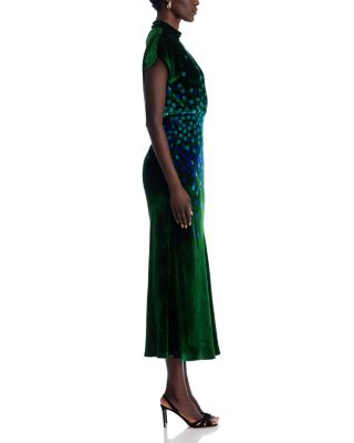 Fabienne Velvet Midi Dress