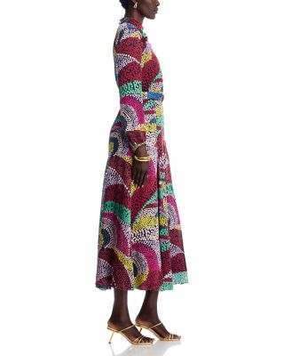 Jacqui-B Belted Midi Dress