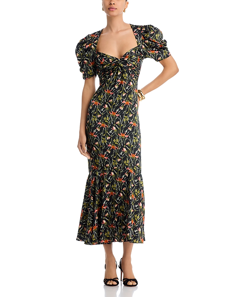 Cinq À Sept Cinq A Sept Windswept Meadow Dress In Multi