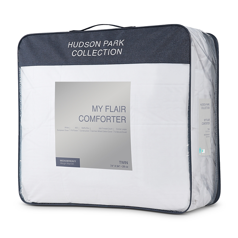 Hudson Park Collection Bloomingdale's My Flair Asthma & Allergy Friendly Down Comforter, Medium/heavy Twin - Exclusive In White