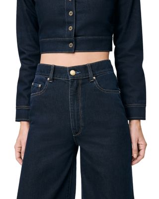 Hepburn High Rise Wide Leg Jeans in Ventura