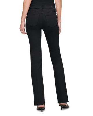 Mara Straight Mid Rise Instasculpt™ Jeans in Black