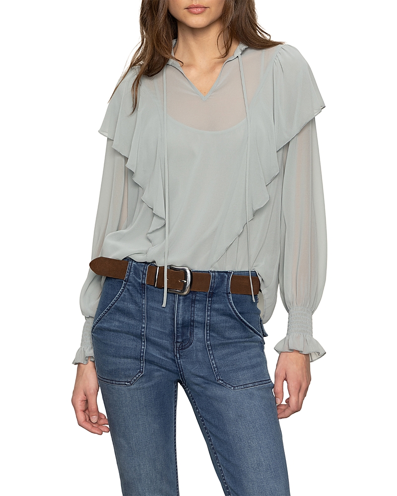 Sanctuary Yours To Keep Blouse In Gray