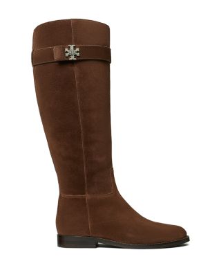 Women's T Lock Suede Riding Boots
