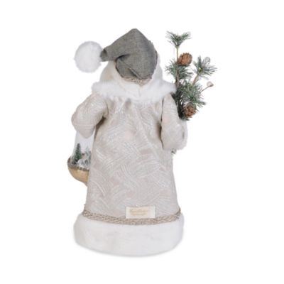 Glistening Forest Santa Figurine