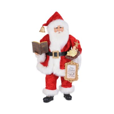 Baby Jesus and Santa Figurine