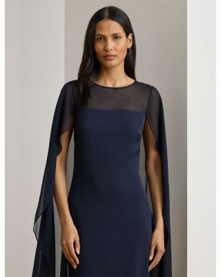 Cape Georgette Gown
