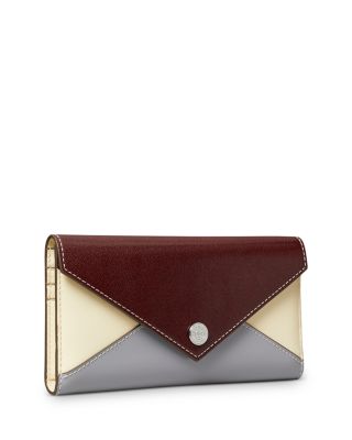 Color Block Envelope Wallet