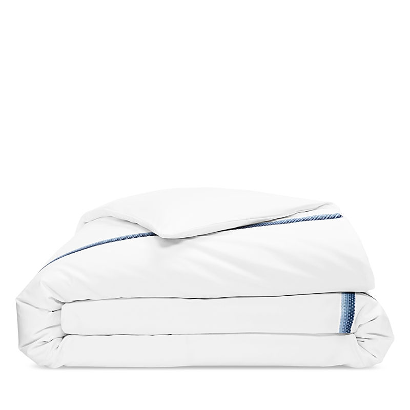 Amalia Home Collection Douro Egyptian Cotton Duvet Cover, Queen In Blue