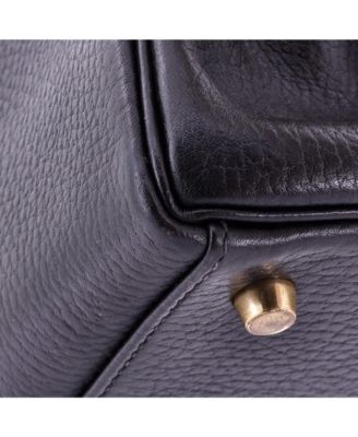  Kelly 35 Handbag Black Ardennes with Gold Hardware