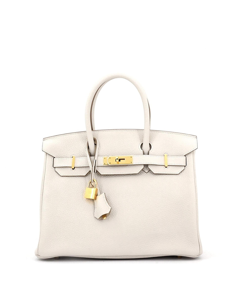 Pre-owned Pre-owned Hermes Hermes Birkin 30 Handbag Light Togo With Gold Hardware