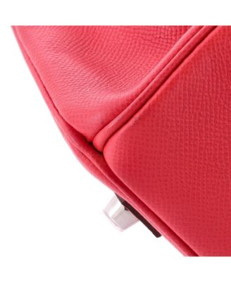  Birkin 30 Handbag Pink Epsom with Palladium Hardware
