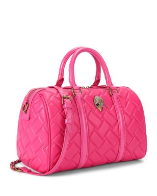 Kensington Boston Drench Quilted Leather Bowling Bag