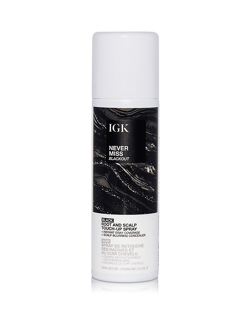 Igk Hair Never Miss Root & Scalp Touch Up Spray - Blackout 2 Oz.