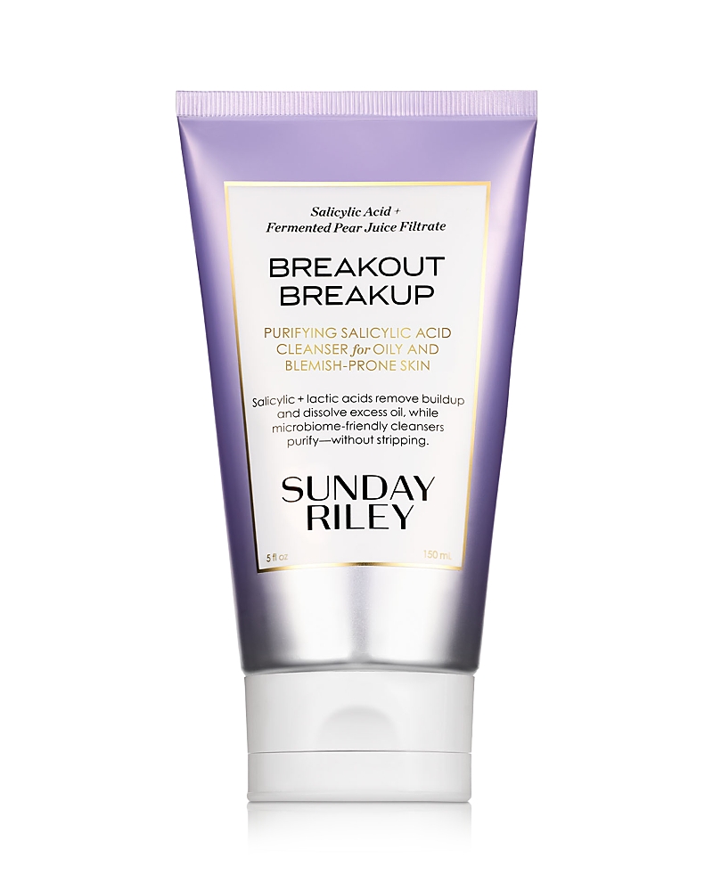 Sunday Riley Brekout Breakup Salicylic Acid Cleanser For Blemish-prone Skin 150ml In Transparent