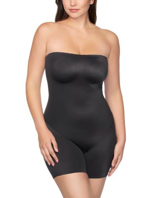 Strapless Mid Thigh Shaping Bodysuit