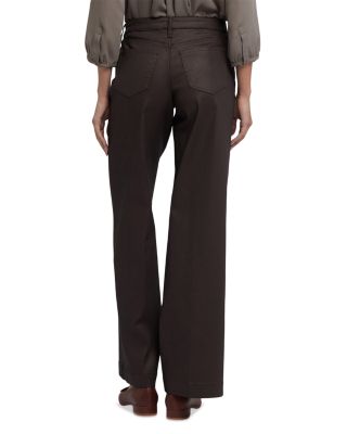 Coated Teresa Wide Leg Jeans