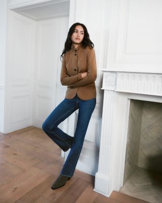 Peyton Mr. Full Length Mid Rise Bootcut Jeans in Rhinebeck