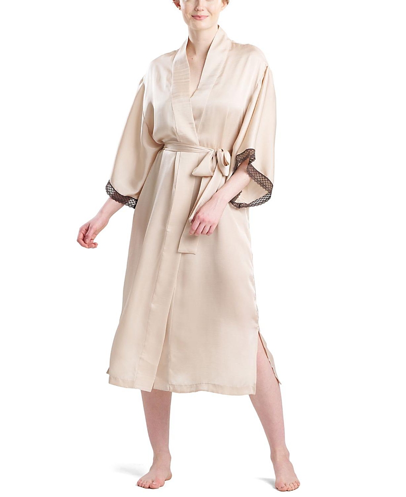Natori Edit Ashley Icon Robe With Lace In White