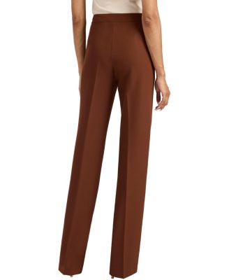 Prima Straight Leg Pants in Soft Stretch Crepe