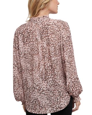 Printed Pleated Shirt