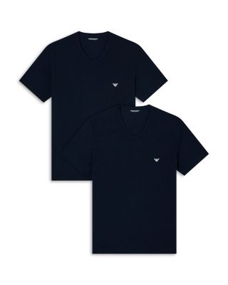 V-Neck Stretch Tees, 2-Pack