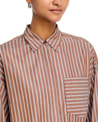 Marin Cropped Stripe Shirt