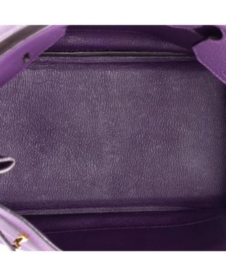 Birkin 30 Handbag Purple Togo with Gold Hardware