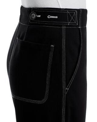 Irina Pont Contrast Stitch Pants