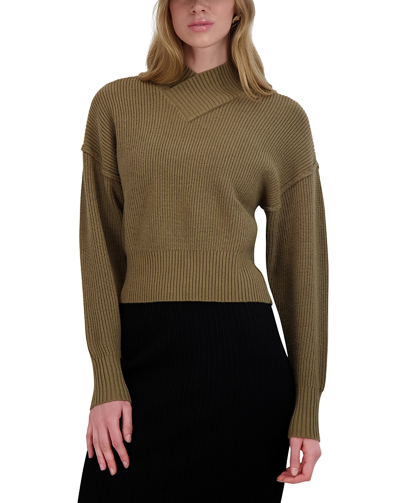 Point Chunky Knit Sweater