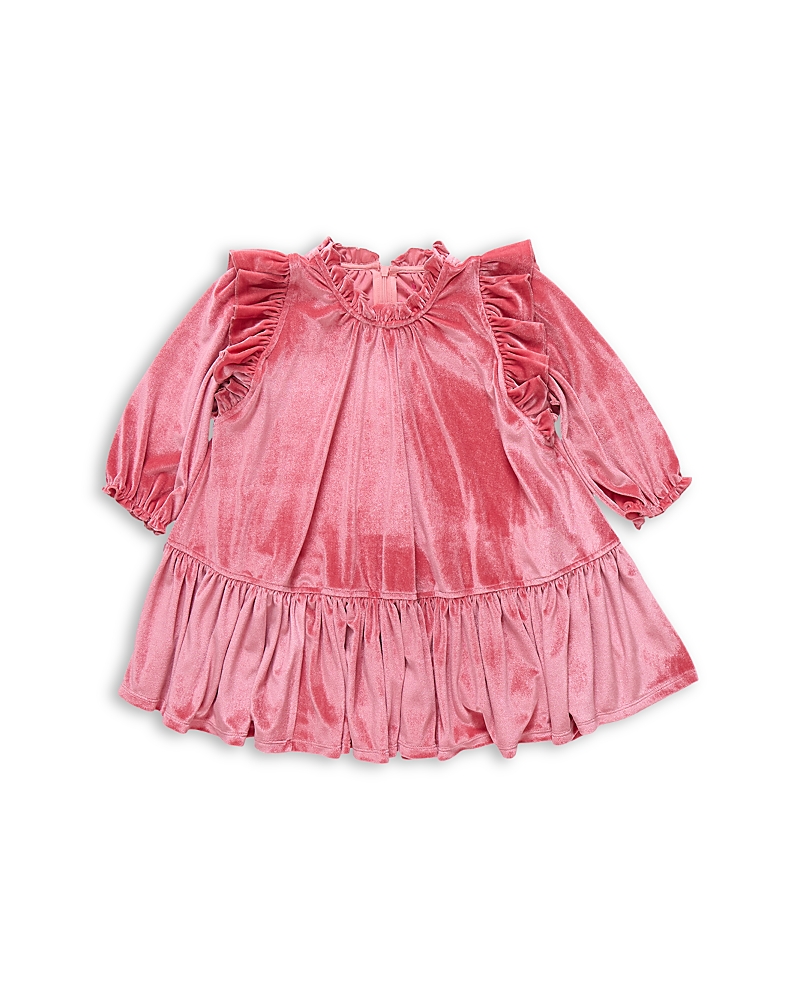 Pink Chicken Girls' Harper Velour Dress - Little Kid