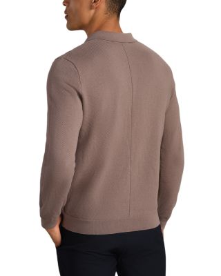Regular Fit Long Sleeve Sweater Polo