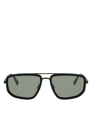 B.zero1 Rectangular Sunglasses, 57mm