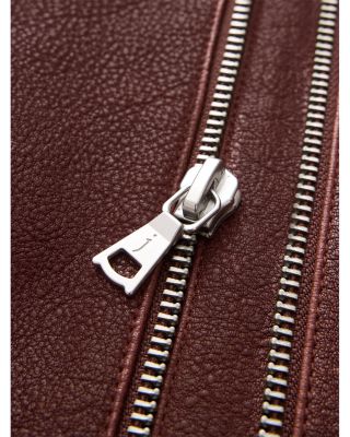 Xavier Pebbled Leather Jacket