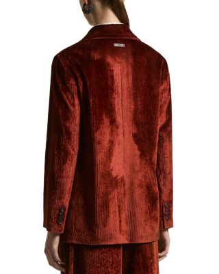 Velour Blazer
