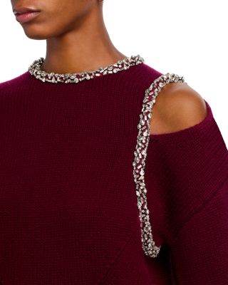 Monroe Wool-Blend Round Neck Pullover Sweater  