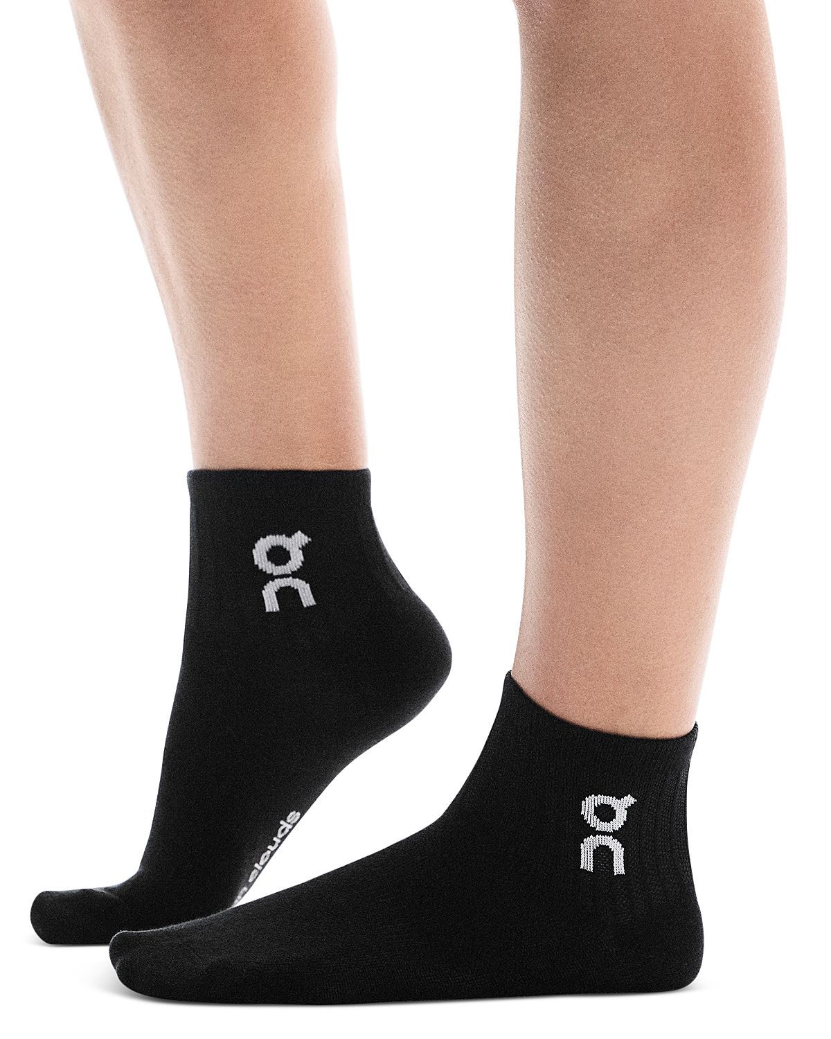 On Unisex Logo Mid Socks