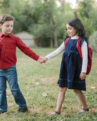 Girls&#39; Organic Corduroy Flutter Sleeve Jumper Dress - Little Kid, Big Kid