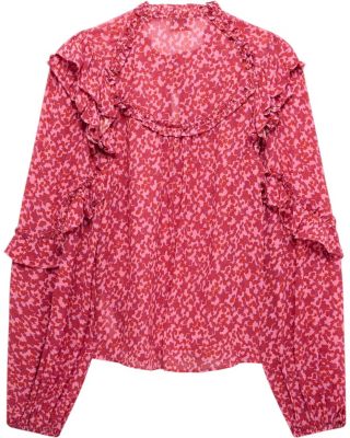 Women's Floral Pattern Blouse