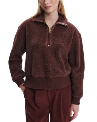 Roselle Half Zip Fleece Sweatshirt