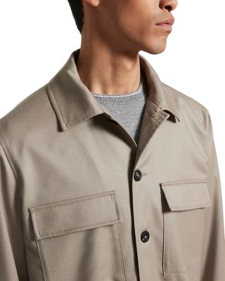 Relaxed Fit Shirt Jacket