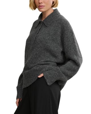 Burke Cashmere Polo Sweater