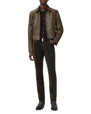 Luca Slim Fit Jeans in Dark Brown