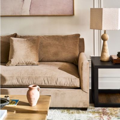 Bowery 88&amp;quot; Fabric Bench Cushion Sofa - Exclusive