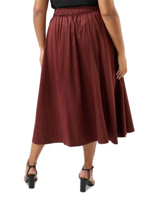 Plus Sahara Breeze Midi Skirt