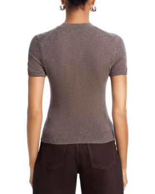 Short Sleeve Wool Crewneck Tee 