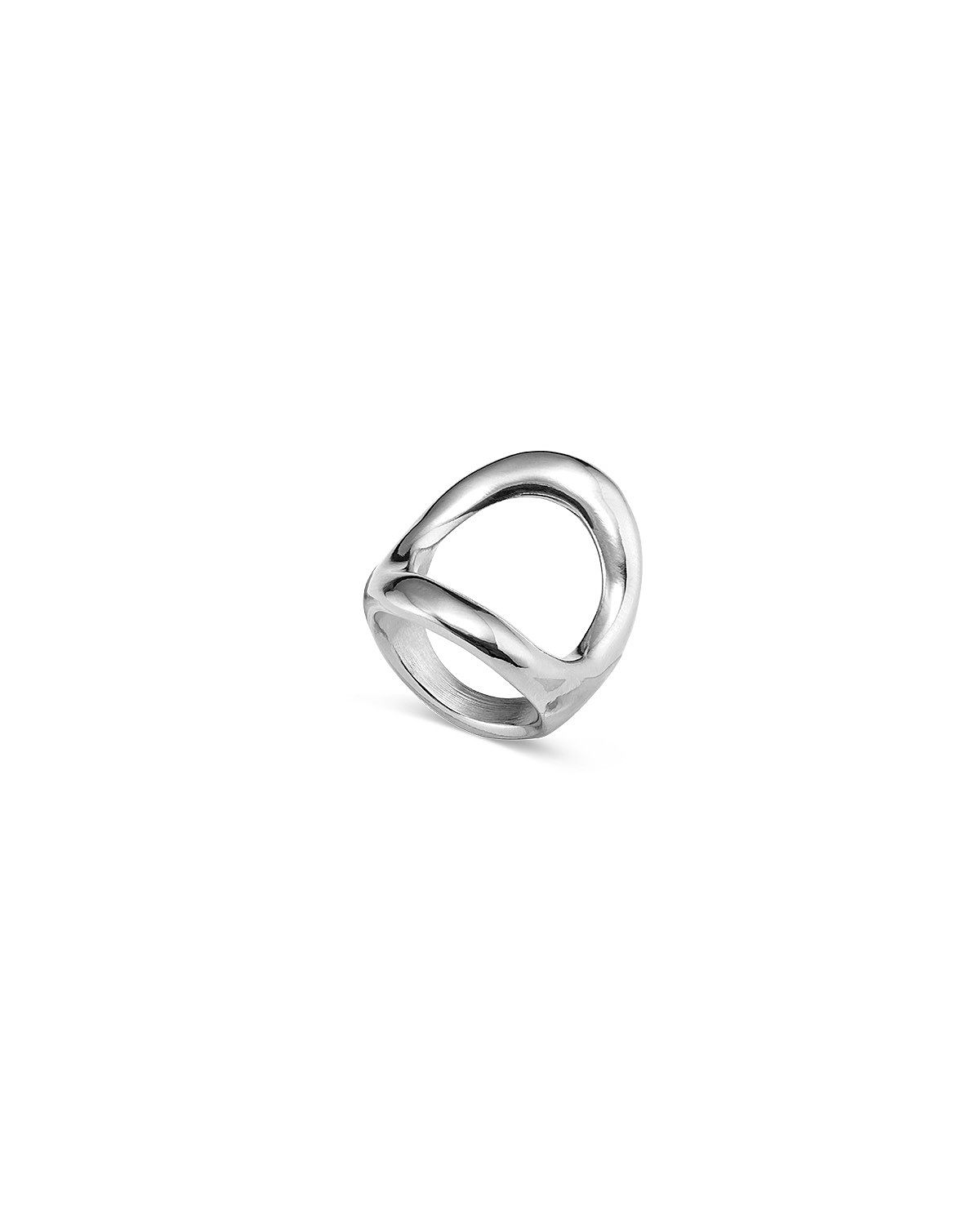UNOde50 Sterling Silver-Plated Ring with Large Central Oval