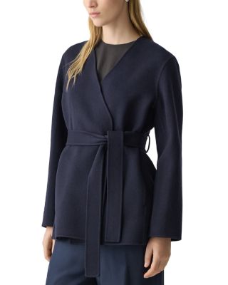 Wool &amp; Cashmere Wrap Jacket 