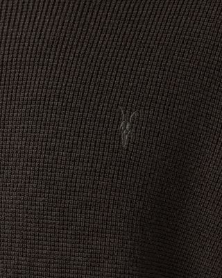 Waffle Crewneck Sweater