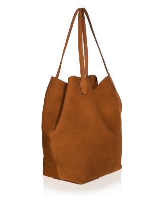 The Oversized Shopper Tote in Suede 